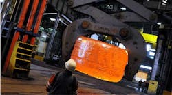 An ingot destined for forging into a pressurevessel component An ingot destined for forging into a pressurevessel component