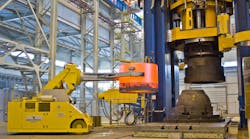 Schuler AGrsquos largestever hydraulic forging machine is the center of a new production line for Sukhodol Press Forging LLC Schuler AGrsquos largestever hydraulic forging machine is the center of a new production line for Sukhodol Press Forging LLC