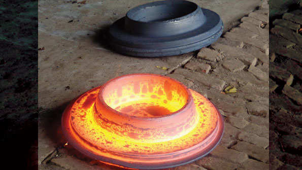 Process engineers applied established physical theories and volumes of data to determine the possible outcome of forging nickelbased alloy discs for industrial valves