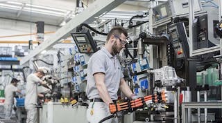GKN Driveline&rsquo;s plant in Bruneck, Italy, employs approximately 800 people. About 80 workers now assigned to CVJ product lines will be retrained and reassigned to eDrive product lines.