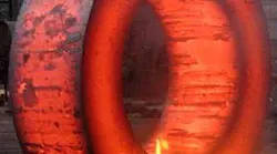 Gulfco supplies forgings weighing up to 50000 lbs and rolled rings up to 132 in OD