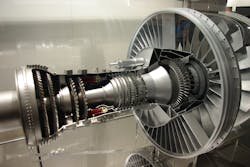 Aerospace turbine cut-away Aerospace turbine cut-away