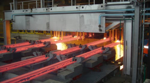 The new caster is designed to produce square or round billets in four or five strands, and will help to push production capacity above 800,000 tons/year at Monroe, MI.