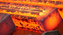 SMS cast steel billets SMS cast steel billets