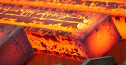 SMS cast steel billets SMS cast steel billets