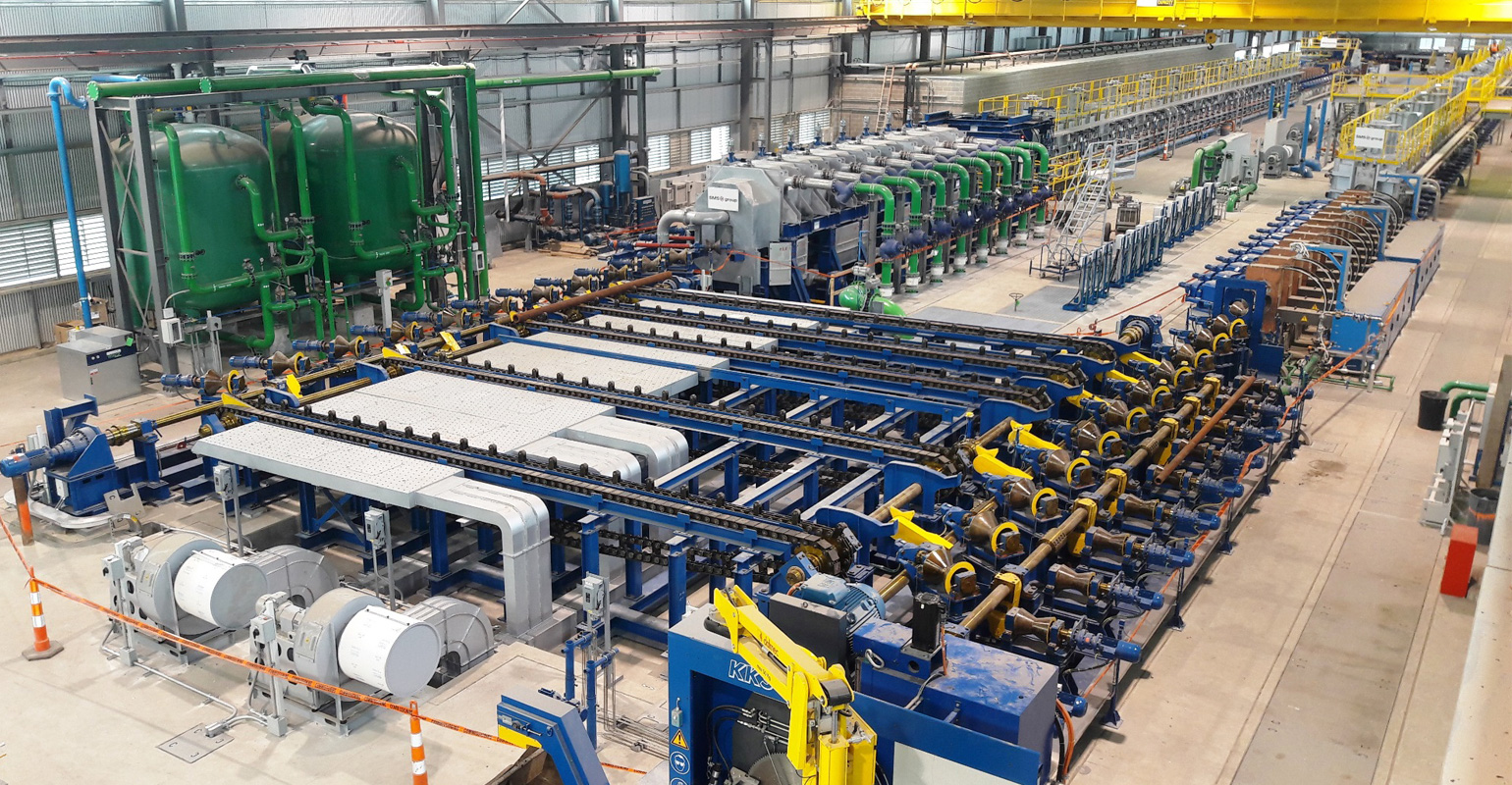 SMS quench and temper line at TimkenSteel