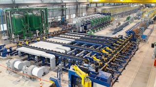 The Advanced Quench-and-Temper Facility designed and built by SMS group for TimkenSteel will process 50,000 tons/year of 4- to 13-in. bars and tubes, for automotive, oil-and-gas, and general industrial applications.