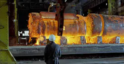 Sheffield Forgemasters hot ingot