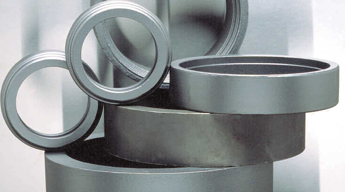 Ovako produces seamless cylindrical or profiled rolled rings up to 2,500 kg, mainly for roller-bearing production but also for heavy equipment, automotive, and machine tool manufacturing. It also produces forged rings up to 3,500 kg.