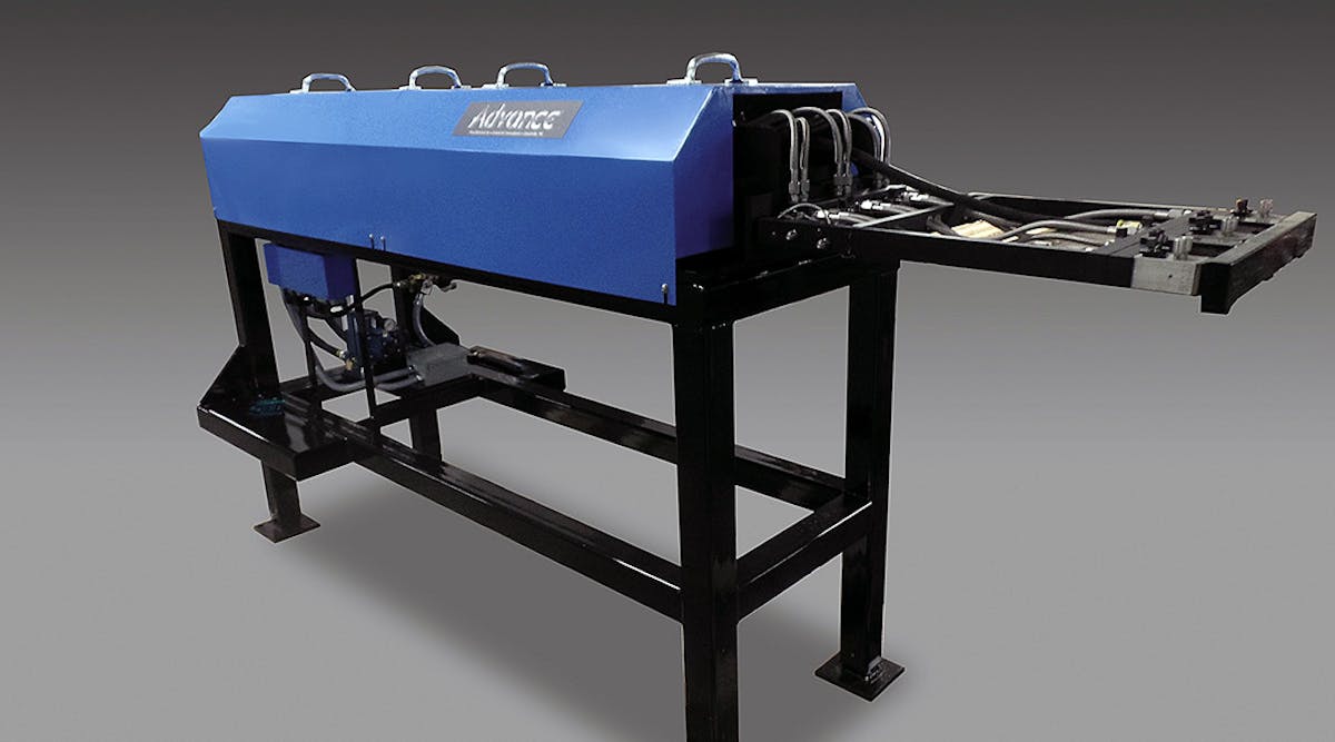 The Advance Forge Reciprocator has electronic servo-driven controls and a high-speed, linear assembly, and operates with precision at up to 50 in./second.