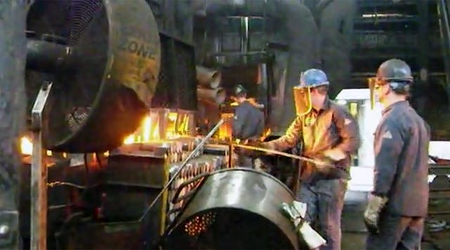 Lefere Forge, Jackson, MI, has 10 hammer forging presses, 3,000- to 10,000-lbs. capacity.