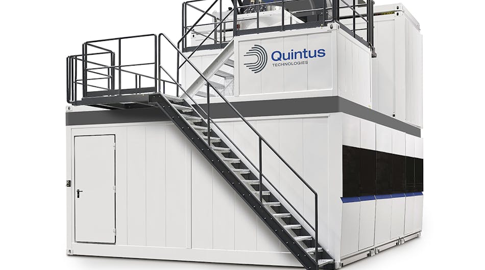 The QIH 122 M URC hot-isostatic press for Paulo&rsquo;s recently expanded Cleveland Div., to be configured as a space-saving Quintus Modularized Solution.