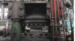 Siempelkamp is updating the waterhydraulics for this 100MN press at Stupino Metallurgical Co part of a broader project involving new electric controls and die heating technology and a second hydraulics package for a closeddie press conversion Siempelkamp is updating the waterhydraulics for this 100MN press at Stupino Metallurgical Co part of a broader project involving new electric controls and die heating technology and a second hydraulics package for a closeddie press conversion