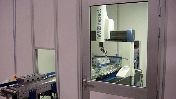 NEXTECs WIZinspect 3D laser inspection system can be integrated with factory floor automation establishing an inprocess turnkey solution where users can achieve up to 100 inspection of components