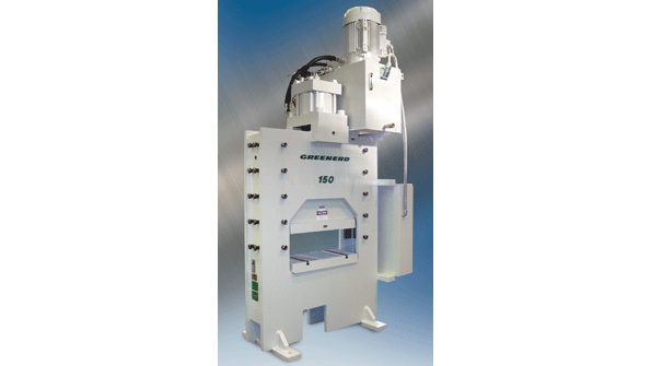 The press control package allows programming for multiple hits using both pressure and distance reversal providing flexibility for operators