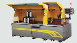 The PMI455 includes a specially designed saw worktable that moves 2 mm forward as well as backward after the cut is complete and the saw blade is retracting The PMI455 includes a specially designed saw worktable that moves 2 mm forward as well as backward after the cut is complete and the saw blade is retracting