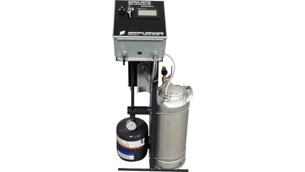 The SpraRite pedestalstyle precision lubricating systems can be configured to meet specific process needs to reduce lubricant use improve productivity and lessen environmental impact