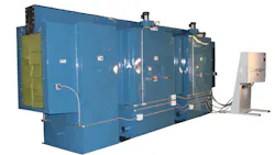 The MRW 4830 is designed for manufacturers who intend to paint or powdercoat metal surfaces using a monorail conveyor