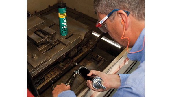 DayLube highperformance nanoceramic grease offered by Dayton Progress reportedly maintains its original viscosity and adhesion even after 100000 production strokes significantly extending service intervals for all types of production equipment