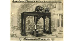 A 1905 steam hammer A 1905 steam hammer