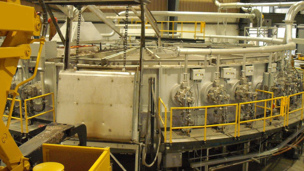 Rotary furnaces are a reliable way to heat multiple billetbloom sizes