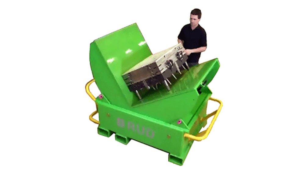 RUD Chain Inc. now offers one of its latest innovations to the North American market: the Tecdos Tool-Mover is a manipulation device for safe turning and tilting of heavy and awkward dies, molds and tools or other large apparatuses.