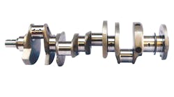 gearend section of a crankshaft gearend section of a crankshaft