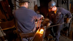 The Clintonville WI closeddie forger produces steel gear blanks hubs and spindles crankshafts and numerous other automotive parts The Clintonville WI closeddie forger produces steel gear blanks hubs and spindles crankshafts and numerous other automotive parts