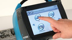 The marking unit controller and control interface are housed together in a single compact system No external PC software or keyboard is necessary As a result the M7000 is fully autonomous and easy to carry from place to place The marking unit controller and control interface are housed together in a single compact system No external PC software or keyboard is necessary As a result the M7000 is fully autonomous and easy to carry from place to place