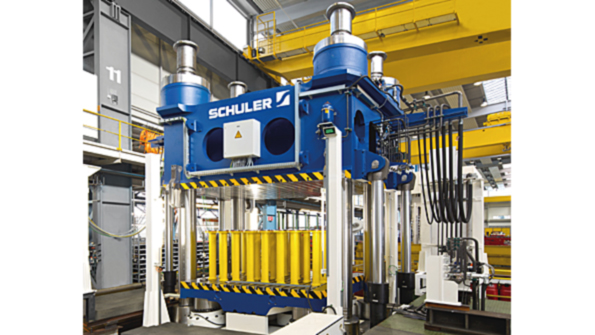 An upstroke press of the type Schuler AG will develop for the Aachen Center for Integrative Lightweight Production