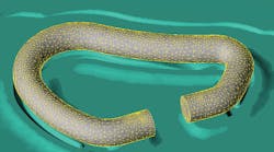 The finite element mesh of an aluminum carabiner forging at the beginning of stroke Graphic by courtesy of DMM International The finite element mesh of an aluminum carabiner forging at the beginning of stroke Graphic by courtesy of DMM International