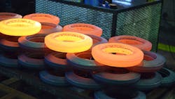 Isothermal forging will be a new capability for Alcoa and one that is much in demand for jet engine manufacturing Isothermal forging will be a new capability for Alcoa and one that is much in demand for jet engine manufacturing