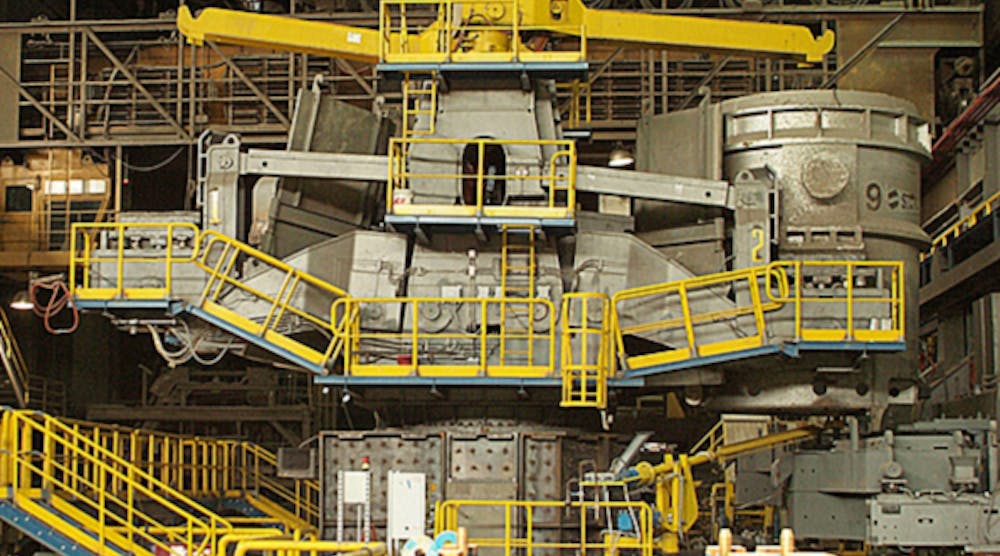 Danieli SpA designed the twin-tank vacuum degasser as well as the new four-strand billet caster that started up at Monroe, MI, late in 2012. With alternating ladles producing specialty alloy grades under vacuum, Gerdau will be able to supply sufficient volumes to keep the new four-strand billet caster and the expanded rolling mill operating at the higher capacity rate .