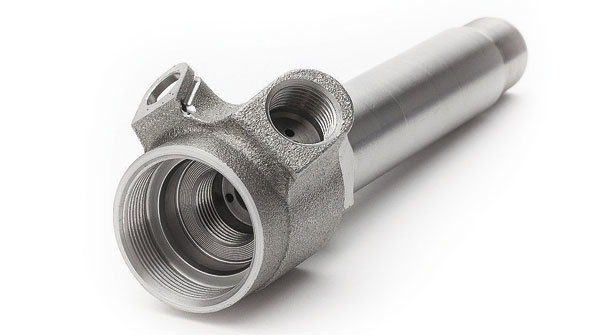 A diesel fuel injector forged in H2 steel rather than 42CrMo4 by Hirschvogel Automotive Group with GMH a German steelmaker