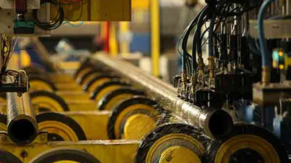 An induction thermal treatment line at TimkenSteelrsquos Gambrinus plant quenches and tempers up to 20000 tons per year of steel bar