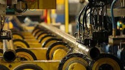 An induction thermal treatment line at TimkenSteelrsquos Gambrinus plant quenches and tempers up to 20000 tons per year of steel bar An induction thermal treatment line at TimkenSteelrsquos Gambrinus plant quenches and tempers up to 20000 tons per year of steel bar