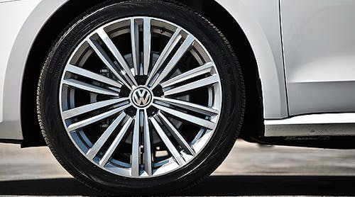 The partners are working with Volkswagen to test prototypes of their hybrid wheels, and results indicate &ldquo;superior damping&rdquo; compared to standard wheels, which helps to reduce vibration and road noise.