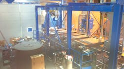 Polymer coating is a four-step automated process that can be directly incorporated to a forging line.