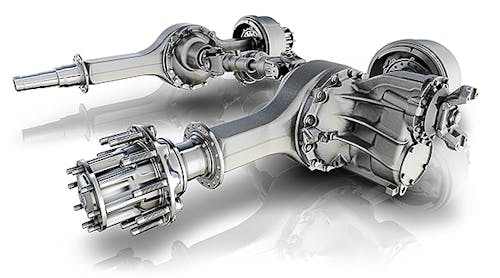 Detroit&trade; tandem-rear axles are one of three design classes Detroit Diesel designs for commercial vehicles. All its products are machined and assembled in Detroit.