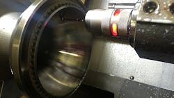 A view of a rocket chamber one of two parts that MTI Albany OR is forming in Inconel 718 for NASA using DMLS A view of a rocket chamber one of two parts that MTI Albany OR is forming in Inconel 718 for NASA using DMLS