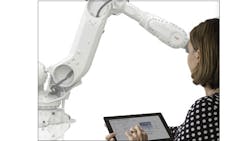 ldquoExternally Guided Motionrdquo is a new feature of ABB Roboticsrsquo RobotWare 6 that references external sensors to provide operators with more precise control over robot motion The new functionality also allows integrators to optimize cell design and production flows ldquoExternally Guided Motionrdquo is a new feature of ABB Roboticsrsquo RobotWare 6 that references external sensors to provide operators with more precise control over robot motion The new functionality also allows integrators to optimize cell design and production flows