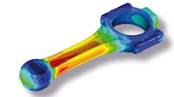 A connecting rod after hot forging and deburring mdash as simulated by Simufactforming A connecting rod after hot forging and deburring mdash as simulated by Simufactforming