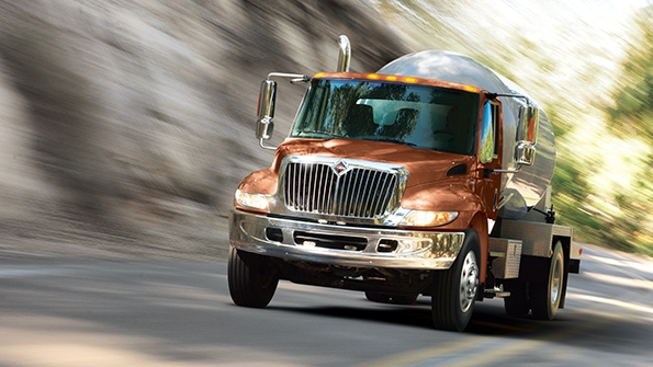 One of Navistar DuraStar medium duty commercial trucks