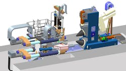 The Siempelkamp ringrolling mill for LrsquoUnion des Forgerons will achieve radial and axial forces of 4000 kN each with a maximum ring diameter of 2500 mm The Siempelkamp ringrolling mill for LrsquoUnion des Forgerons will achieve radial and axial forces of 4000 kN each with a maximum ring diameter of 2500 mm