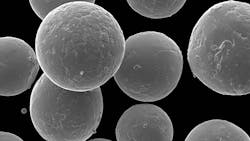 A photomicrograph of AncorTitrade titanium powder which GKN Hoeganaes introduced in 2015 specifically for additive manufacturing applications A photomicrograph of AncorTitrade titanium powder which GKN Hoeganaes introduced in 2015 specifically for additive manufacturing applications