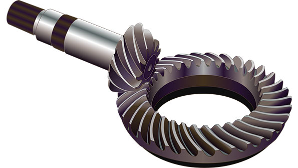 Dana manufactures spiral bevel ringandpinion gear sets for banjo and beam axles as well as allwheeldrive systems