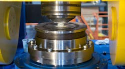 The MJC Engineering & Technology, Inc. rotary forge press is driven by Siemens' power and control technologies, allowing it to achieve complex shapes in critical aerospace metals, with precision and efficiency.