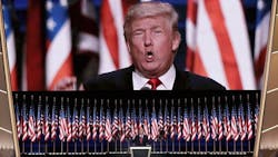 The Presidentelect then the Republican nominee speaking to the party39s national convention July 21 2016 The Presidentelect then the Republican nominee speaking to the party39s national convention July 21 2016