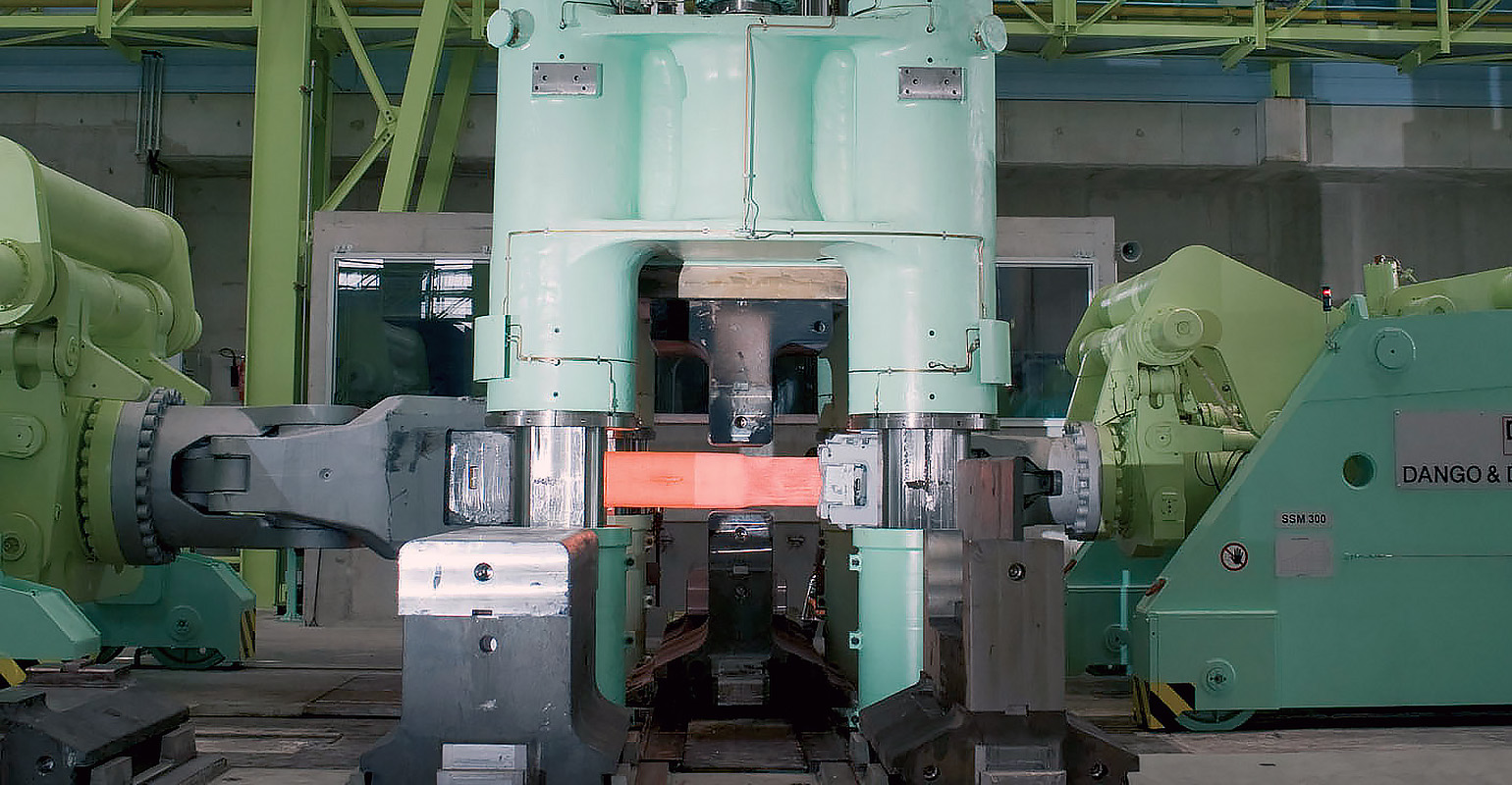 SMS hydraulic open-die press