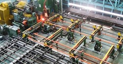 Hot steel bars Hot steel bars